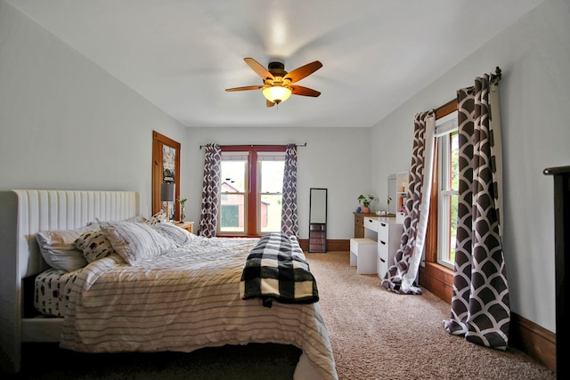 1349 Hills Creek Rd, Wellsboro, PA 16901 - carpeted bedroom featuring ceiling fan and baseboards