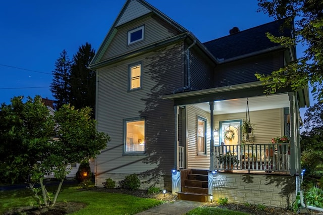 5 Eberenz St, Wellsboro, PA 16901 - view of front of home with covered porch