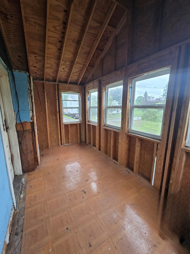 118 Wilbur St, Waverly, NY 14892 - unfurnished sunroom featuring lofted ceiling