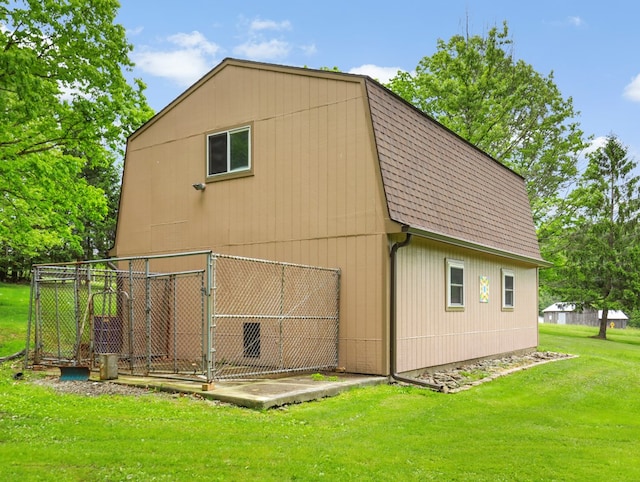 1817 Cotton Hollow Rd, Athens, PA 18810 - back of property with a gambrel roof, a yard, and a garage