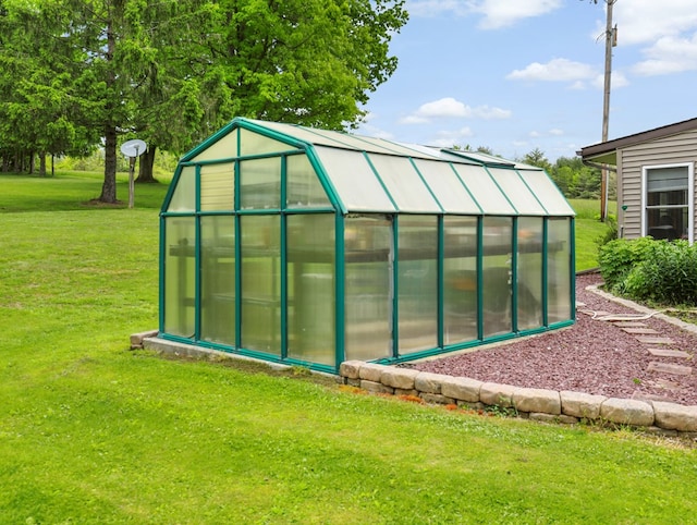 1817 Cotton Hollow Rd, Athens, PA 18810 - view of greenhouse featuring a lawn