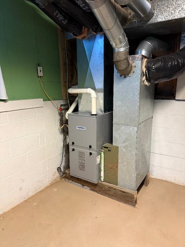 view of utility room