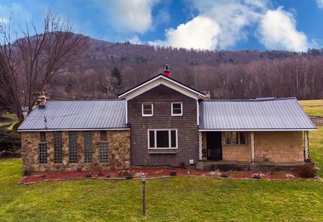 6444 Rte 446, Eldred, PA 16731 - back of house with a lawn