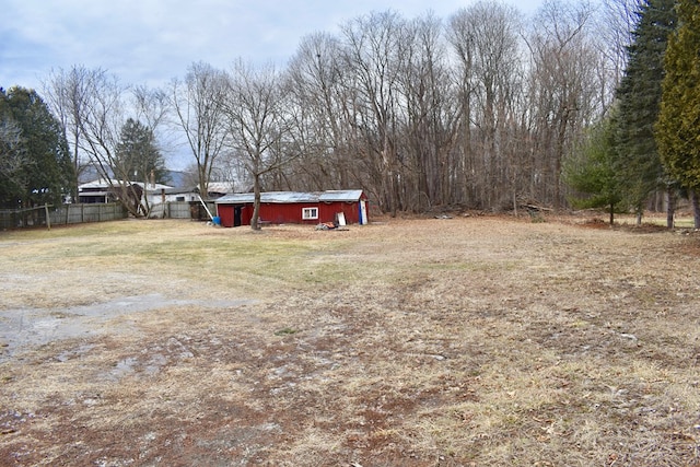 view of yard