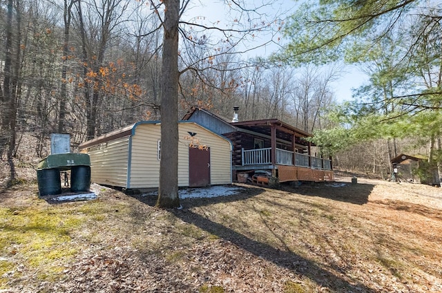 169 Horton Hollow Ln, Tioga, PA 16946 - view of side of property with an outdoor structure