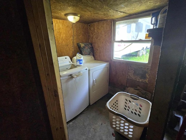 79 Back St, Millerton, PA 16936 - laundry area featuring separate washer and dryer and carpet floors