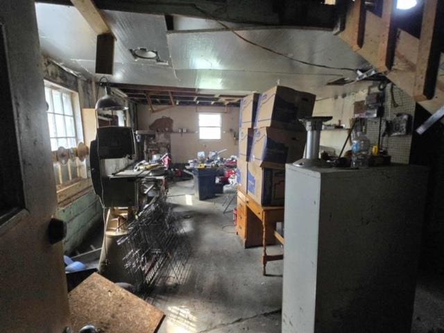 79 Back St, Millerton, PA 16936 - basement with a workshop area