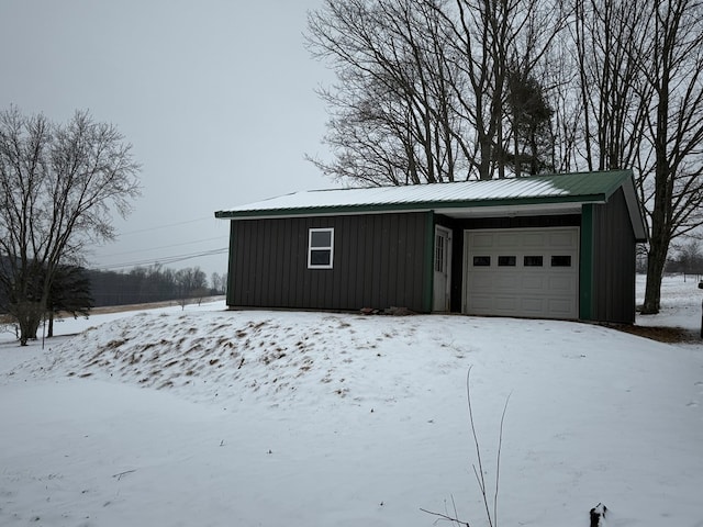 116 Morral Rd, Wellsboro, PA 16901 - snow covered garage with a garage