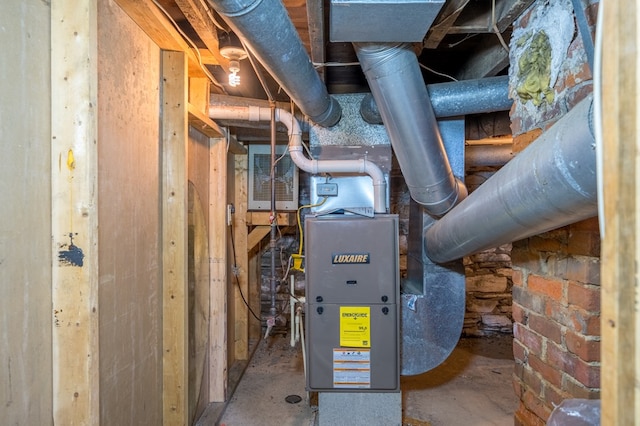 105 Chemung St, Waverly, NY 14892 - utilities featuring visible vents and heating unit