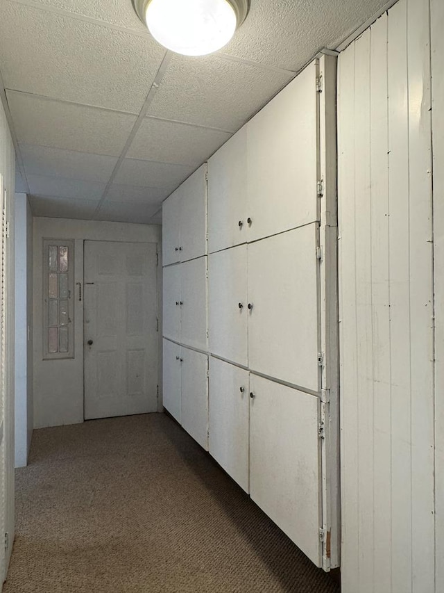 corridor featuring carpet floors