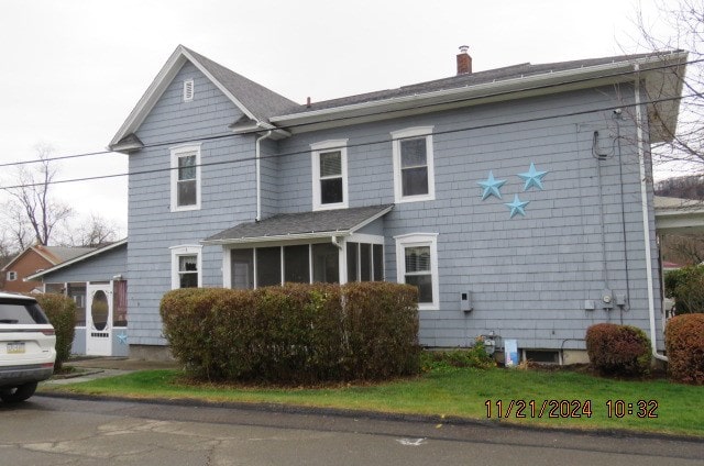 view of front of home