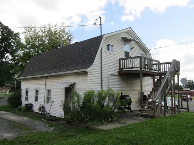 view of rear view of property