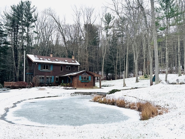 view of front of home