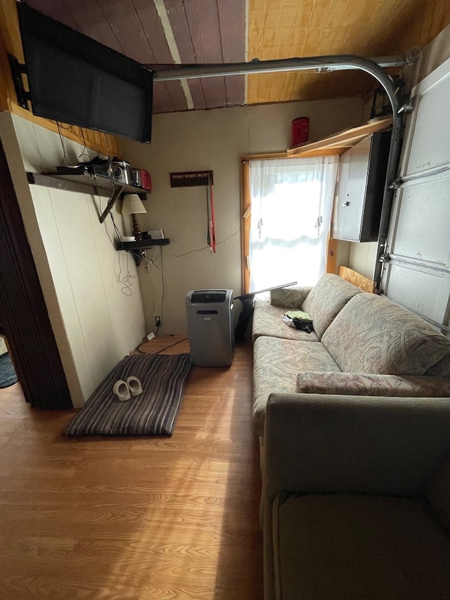 interior space featuring hardwood / wood-style floors