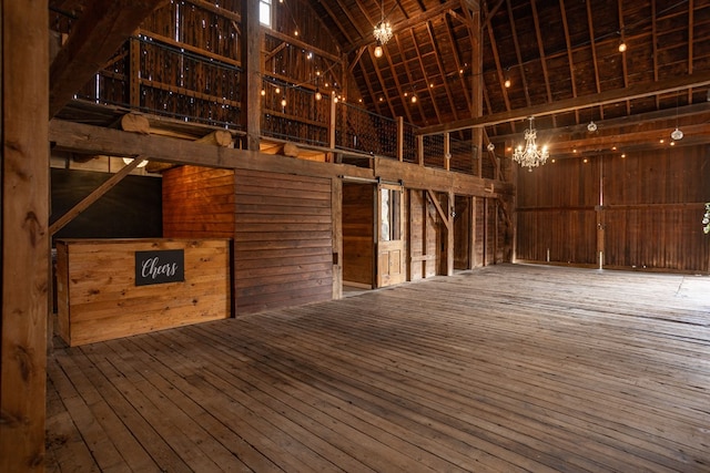 view of stable