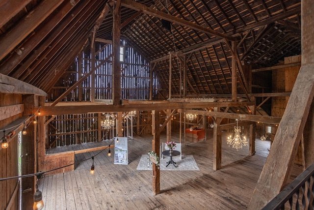 view of attic