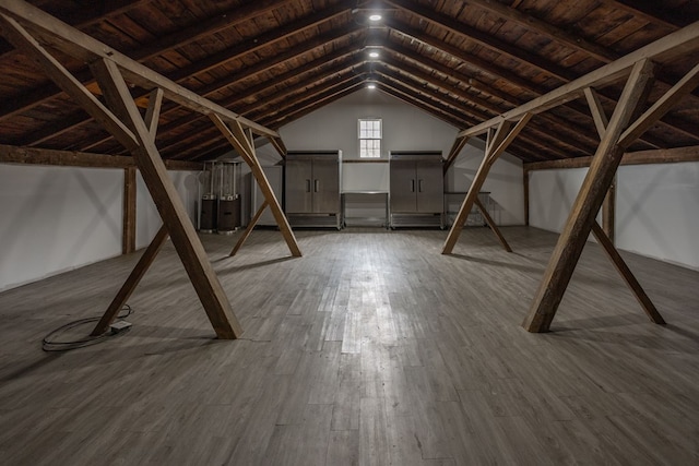 view of attic