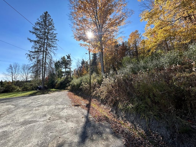 view of road