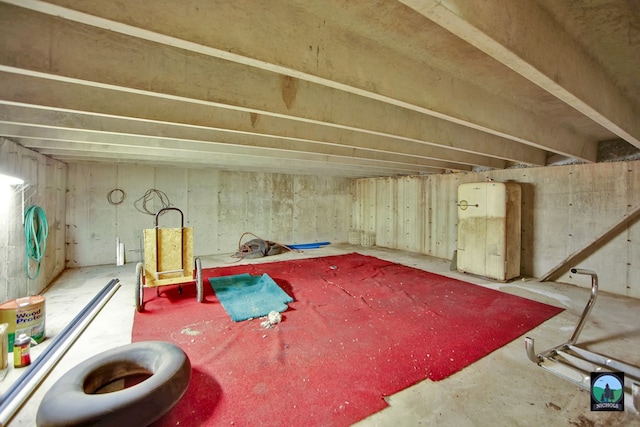 misc room featuring concrete floors