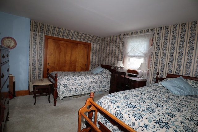 1 Mechanic St, Towanda, PA 18848 - bedroom featuring wallpapered walls and carpet