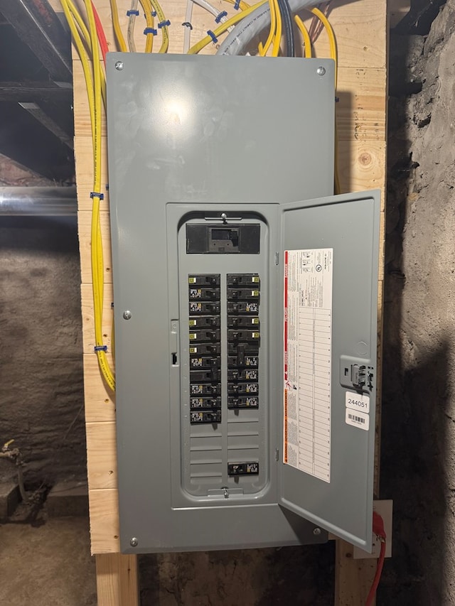 121 Park Pl, Waverly, NY 14892 - utility room with electric panel