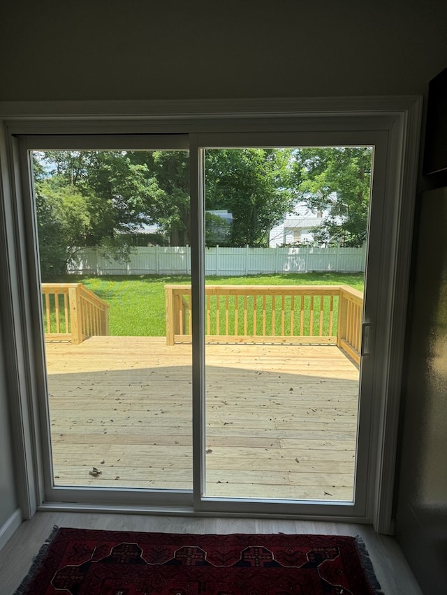 121 Park Pl, Waverly, NY 14892 - entryway with wood finished floors