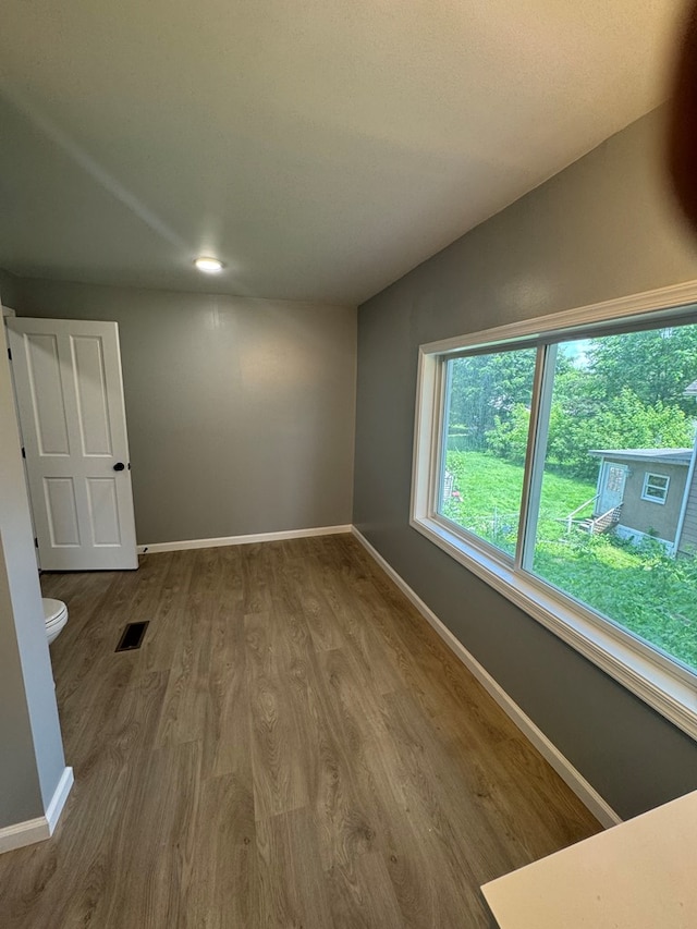 121 Park Pl, Waverly, NY 14892 - spare room featuring baseboards and wood finished floors