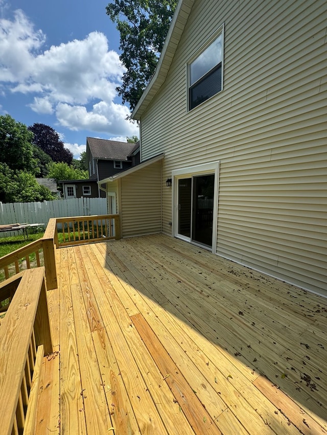 121 Park Pl, Waverly, NY 14892 - view of wooden terrace