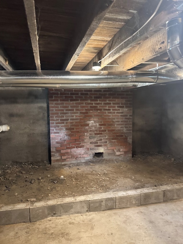 121 Park Pl, Waverly, NY 14892 - view of unfinished below grade area