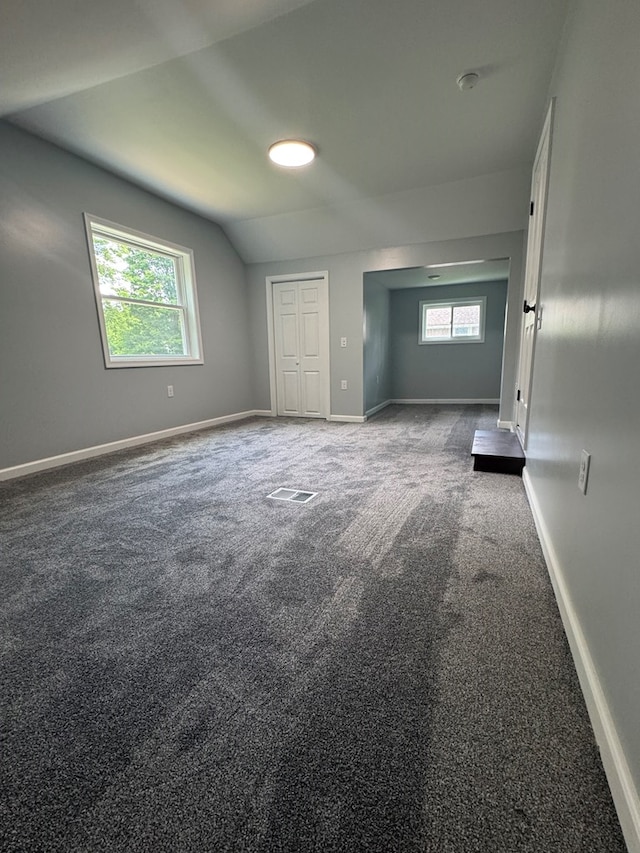 121 Park Pl, Waverly, NY 14892 - unfurnished bedroom with carpet flooring and lofted ceiling