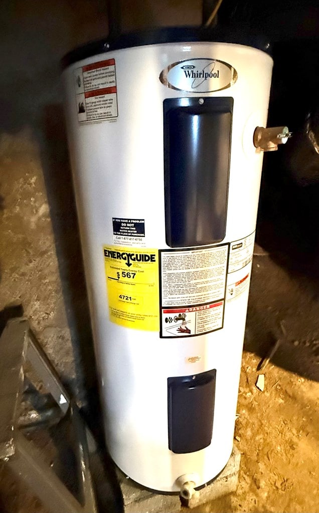 utilities featuring water heater