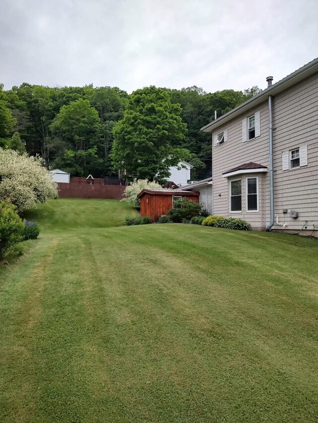 607 N W St, Coudersport, PA 16915 - view of green lawn