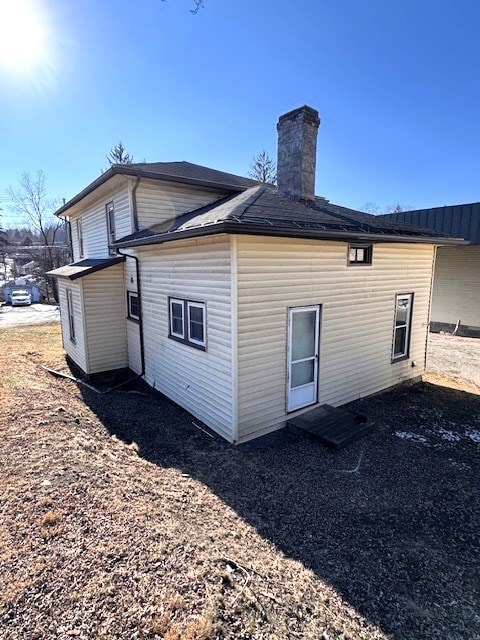 view of rear view of property