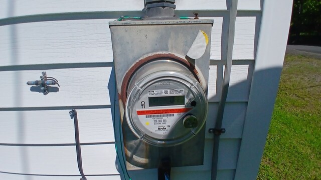 2323 Cotton Hollow Rd, Athens, PA 18810 - exterior view of electric meter
