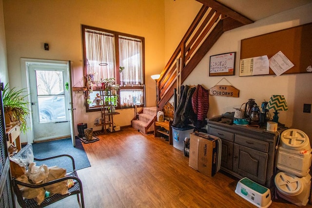 145 Tracy Brewer Rd, Meshoppen, PA 18630 - foyer entrance featuring wood finished floors