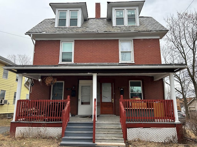 view of front facade with a porch