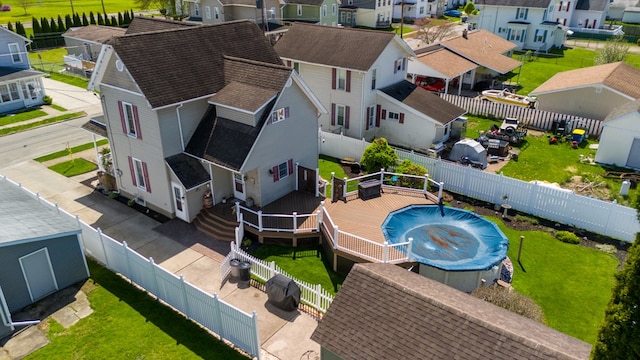 208 S St, Athens, PA 18810 - birds eye view of property featuring a residential view