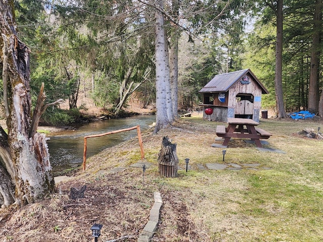 130 Cherry Springs Rd, Coudersport, PA 16915 - view of yard with a view of trees and an outdoor structure