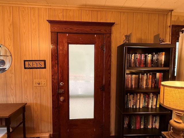 213 2nd St, Harrison Valley, PA 16927 - detailed view of wooden walls