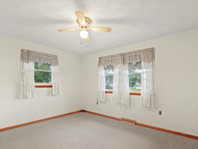 113 Hemlock Rd, Sayre, PA 18840 - carpeted empty room with baseboards and ceiling fan