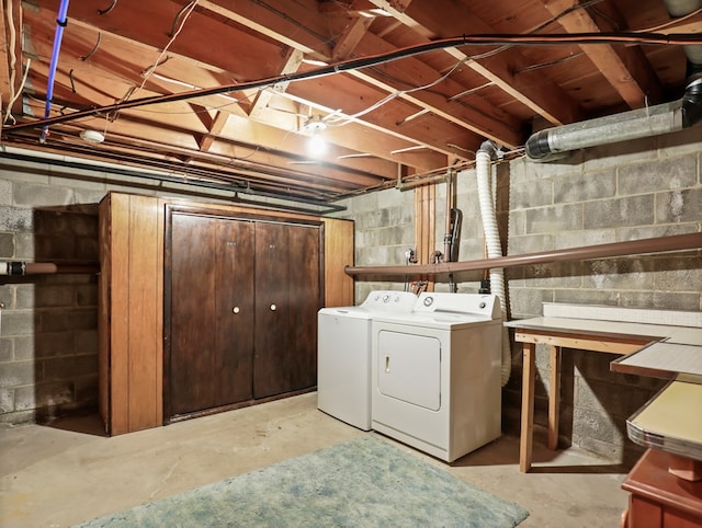 113 Hemlock Rd, Sayre, PA 18840 - unfinished below grade area with separate washer and dryer