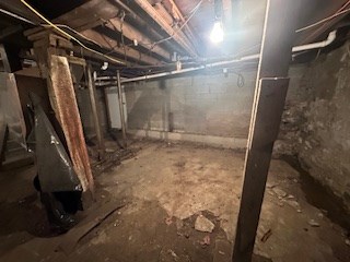 view of basement