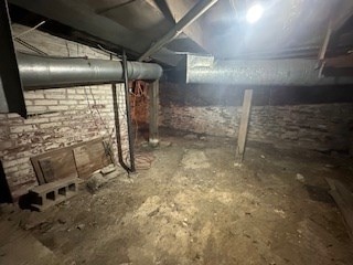 view of basement