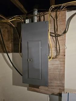 utility room featuring electric panel