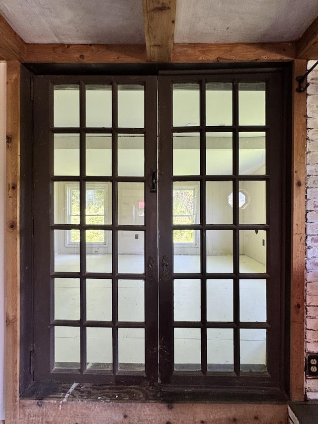 971 Indian Creek Rd, Eldred, PA 16731 - doorway to outside featuring french doors