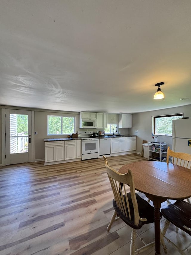 971 Indian Creek Rd, Eldred, PA 16731 - dining room with light wood finished floors