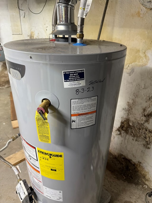 utilities with water heater