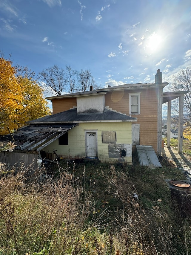 view of back of house