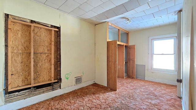 unfurnished bedroom featuring carpet floors