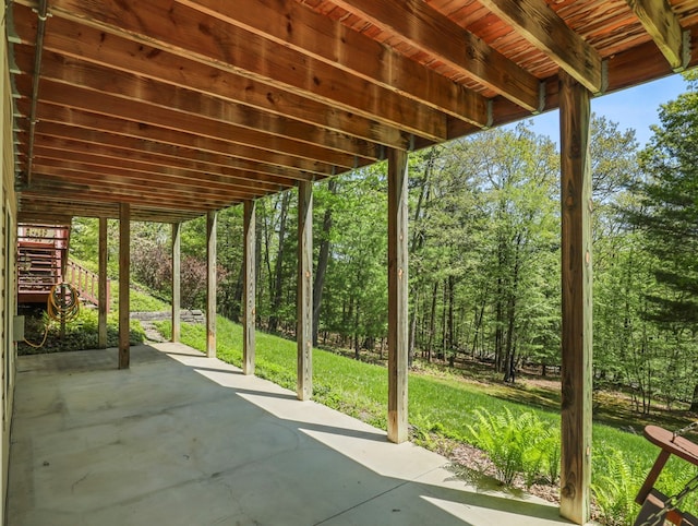 335 Sullivan Dr, Sayre, PA 18840 - view of patio with stairs